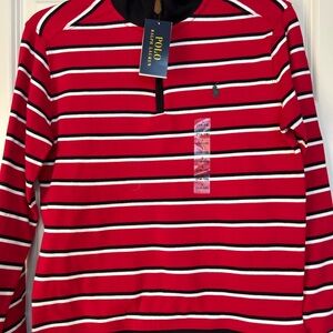 Polo Ralph Lauren Red Striped Pullover 14-16 size